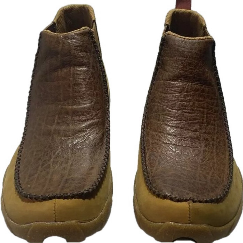NEW TWISTED X 4" Chelsea Driving Moc Men's Size 13 Slip on Brown Leather Tan